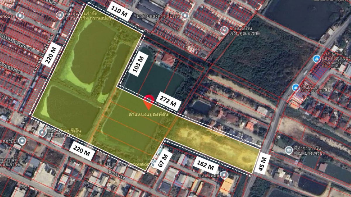 รูป 📣ขายที่ดินเปล่า 26 ไร่ ซอยวโรชา-บางบ่อ เจ้าของขายเอง รับนายหน้าช่วยขาย📣 - รูปที่ 1/5