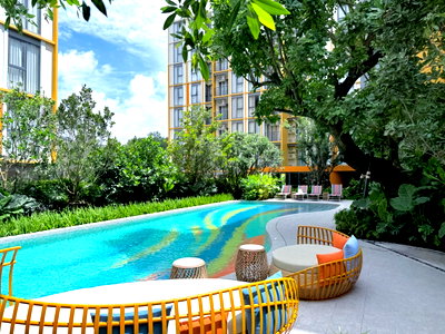 Condos for rent Phuket : The Base Rise 1Bed for rent, near Central Phuket