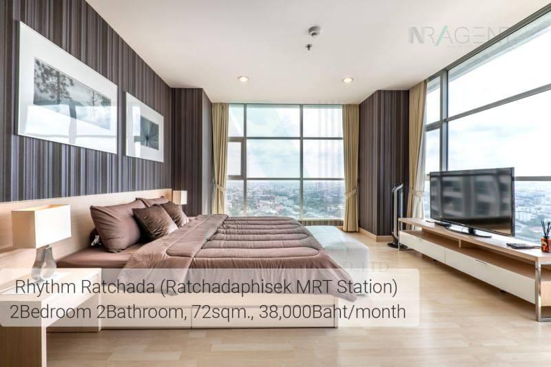 รูป 📌 ให้เช่าคอนโด ริทึ่ม รัชดา อาคาร A ชั้น 24 2 ห้องนอน ขนาด 72.00 ตรม ใกล้ โรบินสัน - รูปที่ 4/8
