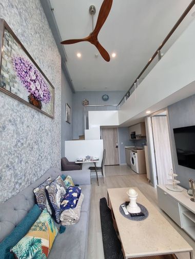 ให้เช่า Knightsbridge Prime สาทร duplex 1นอน 1ห้องทำงาน 44ตรม. เฟอร์ครบ 32,000 บาท