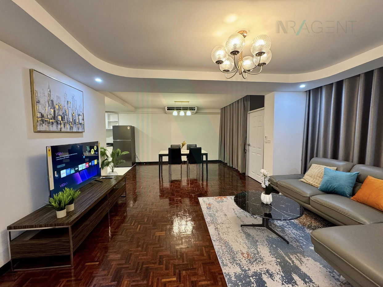 รูป ให้เช่าคอนโด สยาม พระราม 9 อาคาร 1 ชั้น 6 3 ห้องนอน ขนาด 106 ตรม ใกล้ เซ็นทรัล พระราม 9 - รูปที่ 2/8