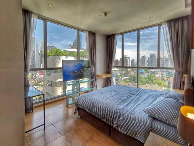 Condo for Sale Aequa Sukhumvit 49, 1 Bedroom 60 Sqm Fully Furnished, Pet Friendly Near BTS Thonglor, Phrom Phong, Ekkamai, Sukhumvit : SL25S-026