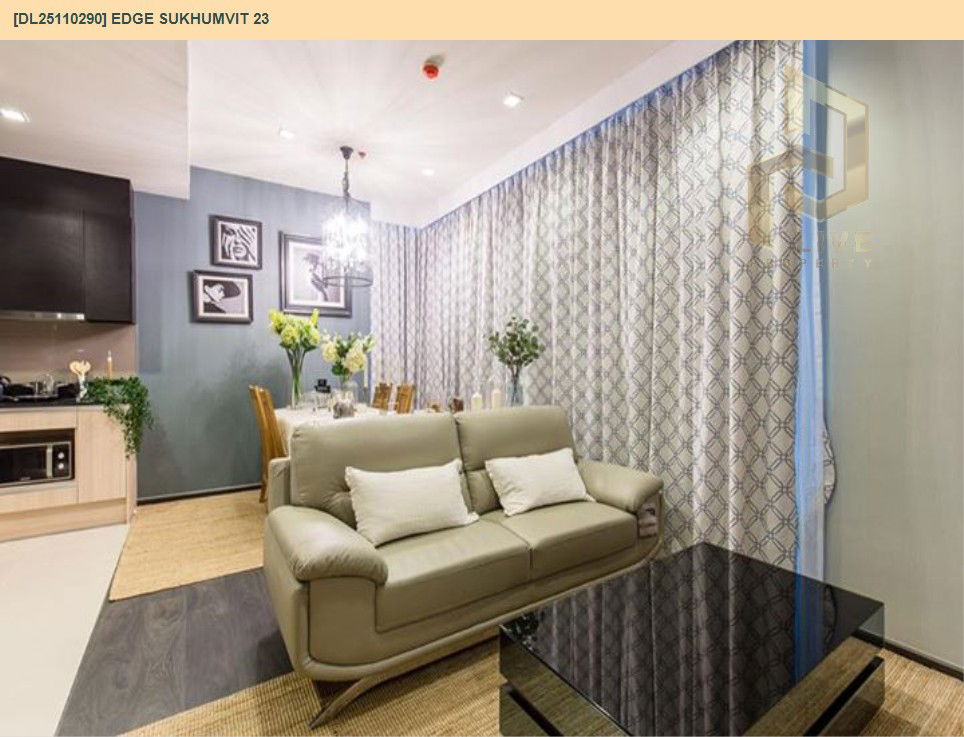 รูป DL25110290 ให้เช่าคอนโด เอดจ์ สุขุมวิท 23 (Edge Sukhumvit 23) ใกล้ BTS อโศก พร้อมเข้าอยู่ โทรด่วน 0638692663 LineID @897iyzll - รูปที่ 2/17