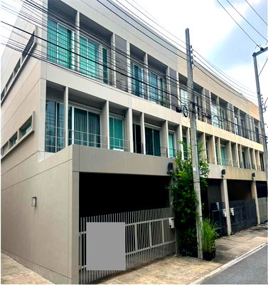 เช่าทาวน์โฮม ม.เอแบค : For rent Modern Townhome Noble Cube พัฒนาการ26 เพียง 15 นาที ถึง ทองหล่อ