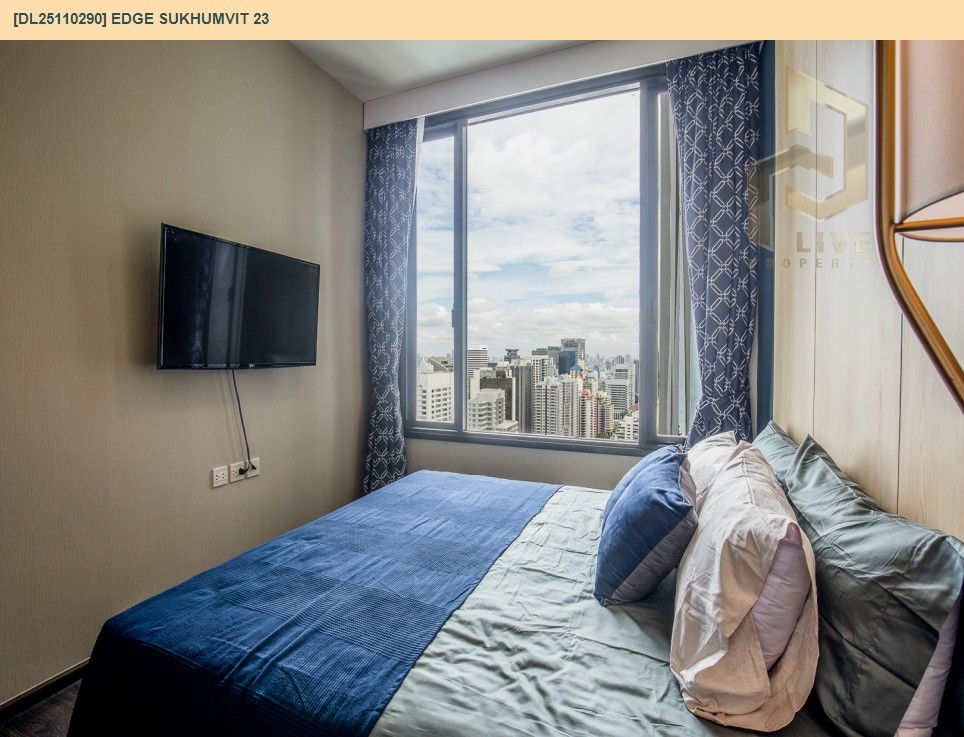 รูป DL25110290 ให้เช่าคอนโด เอดจ์ สุขุมวิท 23 (Edge Sukhumvit 23) ใกล้ BTS อโศก พร้อมเข้าอยู่ โทรด่วน 0638692663 LineID @897iyzll - รูปที่ 11/17
