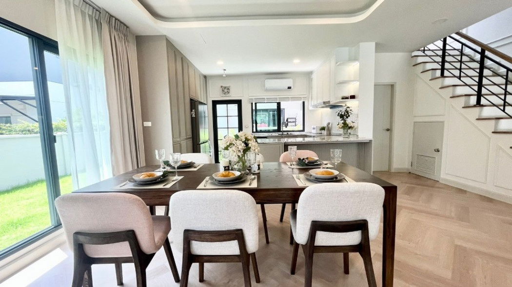 picture Single house for rent, Centro Bangna, 280 sq m, 70 sq wa, 4 bedrooms, 5 bathrooms, near Mega Bangna - 4/12