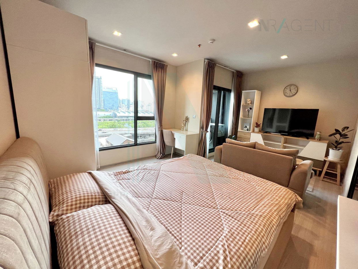 picture 📌 For Sell Condo LIFE ASOKE - RAMA 9 Building A, Floor 14,Studio, Room size 28.00 sqm - 2/8