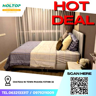 Condos for rent : #Z3129💥 111168 🔥Condo for rent: Chateau in Town Phaholyothin 32