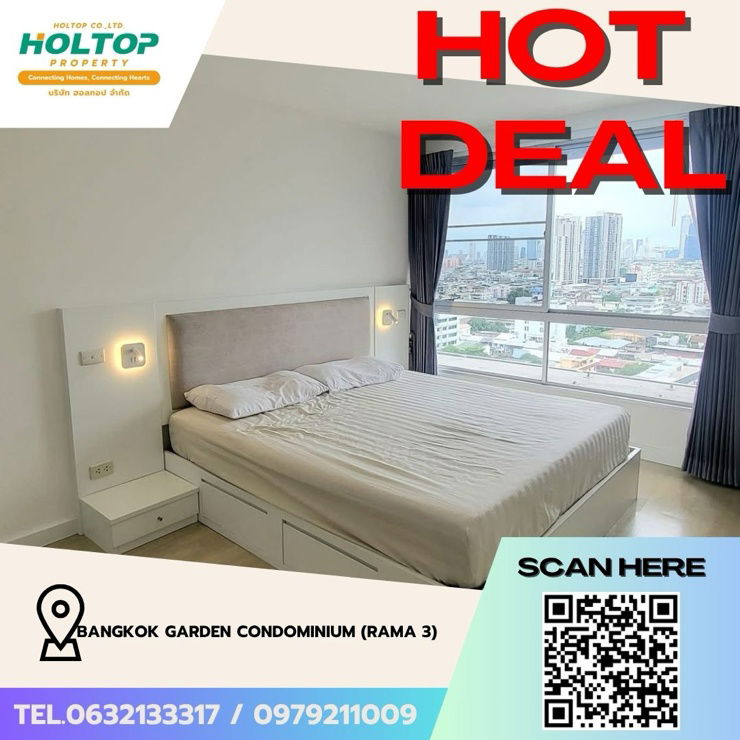 รูป #Z3137💥 121168 🔥ให้เช่าคอนโด Bangkok Garden Condominium (Rama 3) - รูปที่ 1/13