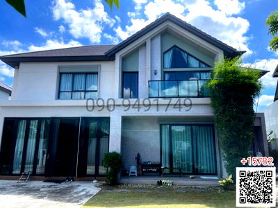 เช่าบ้านเดี่ยว บางกรวย นนทบุรี : เช่า บ้านเดี่ยว 2 ชั้น หมู่บ้าน Bangkok Boulevard Rama 5  พร้อมเข้าอยู่