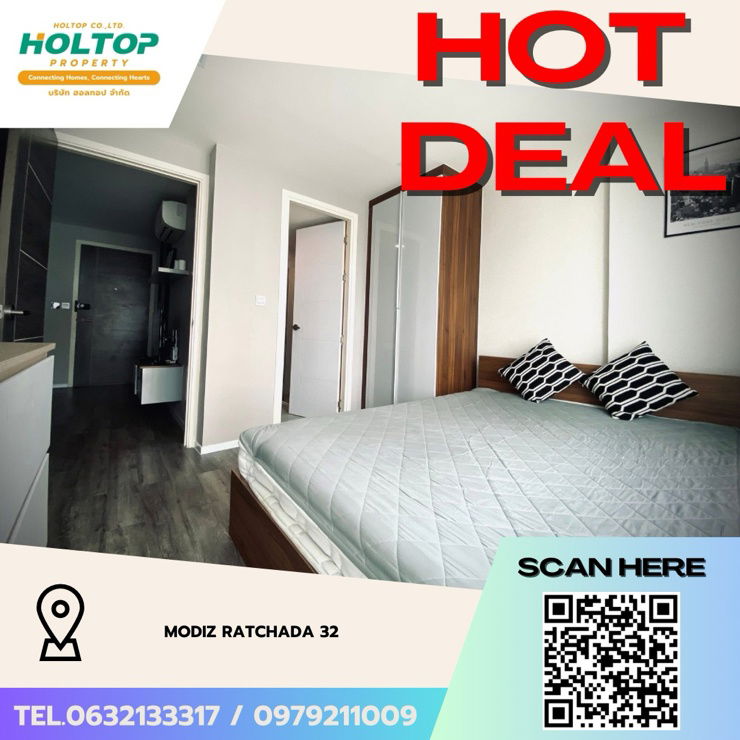 รูป #Z3106💥 101168 🔥ให้เช่าคอนโด Modiz Ratchada 32 - รูปที่ 1/8