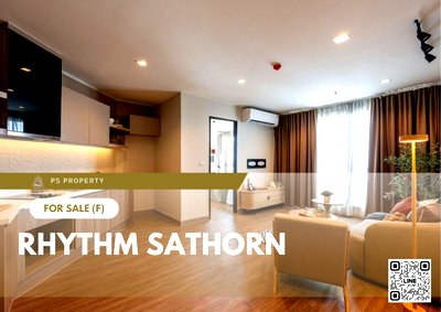 คอนโด รร.อัสสัมชัญ คอนแวนต์ สีลม : ขายด่วน 📍 Rhythm Sathorn 📍 3 ห้องนอน 2 ห้องน้ำ เฟอร์นิเจอร์ และ เครื่องใช้ไฟฟ้าครบ ใกล้ BTS สะพานตากสิน   