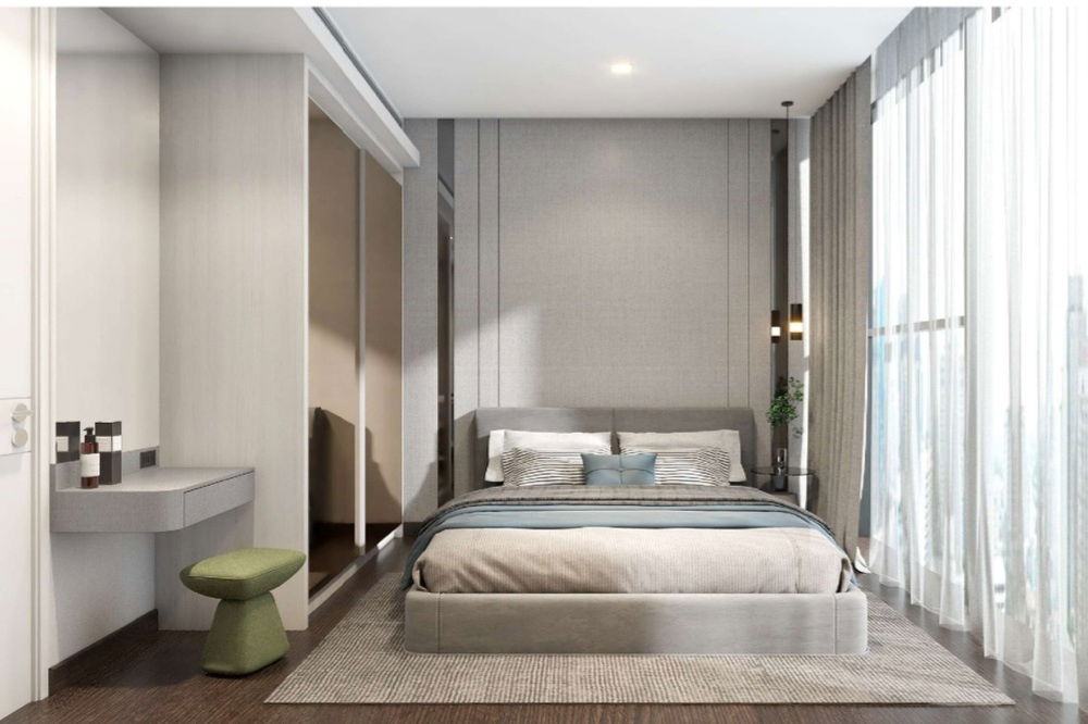 picture For Rent !! Pet friendly, high floor 40++, City View,🔥 Code C20250800052......Canapaya Residences, 2 bedroom, 2 bathroom, furnished, ready to move in - 8/10