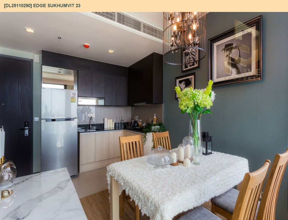 รูป DL25110290 ให้เช่าคอนโด เอดจ์ สุขุมวิท 23 (Edge Sukhumvit 23) ใกล้ BTS อโศก พร้อมเข้าอยู่ โทรด่วน 0638692663 LineID @897iyzll - รูปที่ 5/17
