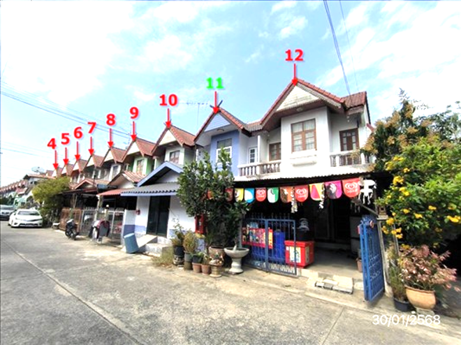 รูป ทาวน์เฮ้าส์ สำหรับขาย กานต์การ์เด้นวิลล่า หน้าไม้ ลาดหลุมแก้ว ปทุมธานี - รูปที่ 2/12