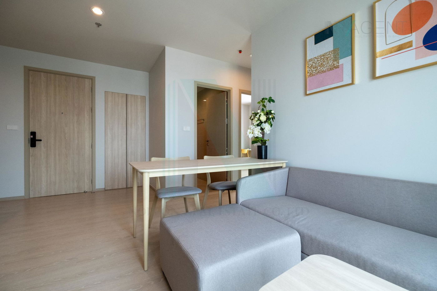 picture 🚩 For Rent Condo NUE MEGA PLUS BANGNA Building 1, Floor 28,2 bed room, Room size 66 sqm - 1/8