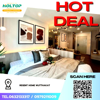 Condos for rent : #Z3134💥 121168 🔥Condo for rent: Regent Home Wutthakat