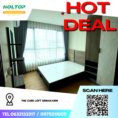 Condos for rent : #Z3073💥 071168 🔥 Condo for rent: The Cube Loft Srinakarin