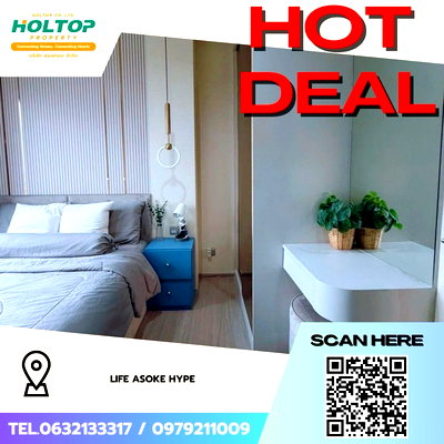 Condos for rent : #Z3136💥 121168 🔥Condo for rent: Life Asoke Hype