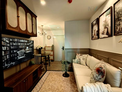 คอนโดให้เช่า : ให้เช่าคอนโด รีเจ้นท์ โฮม บางนา อาคาร D ชั้น 7 1 ห้องนอน ขนาด 28 ตรม ใกล้ BTS บางนา