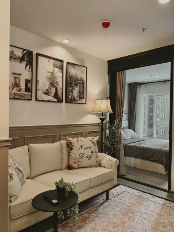 รูป ให้ เช่าคอนโด Regent Home Bangna 1 นอน ใกล้ BTS บางนา เพียง 400 ม ชั้น 7 ตกแต่งครบ พร้อมเข้าอยู่ - รูปที่ 9/12