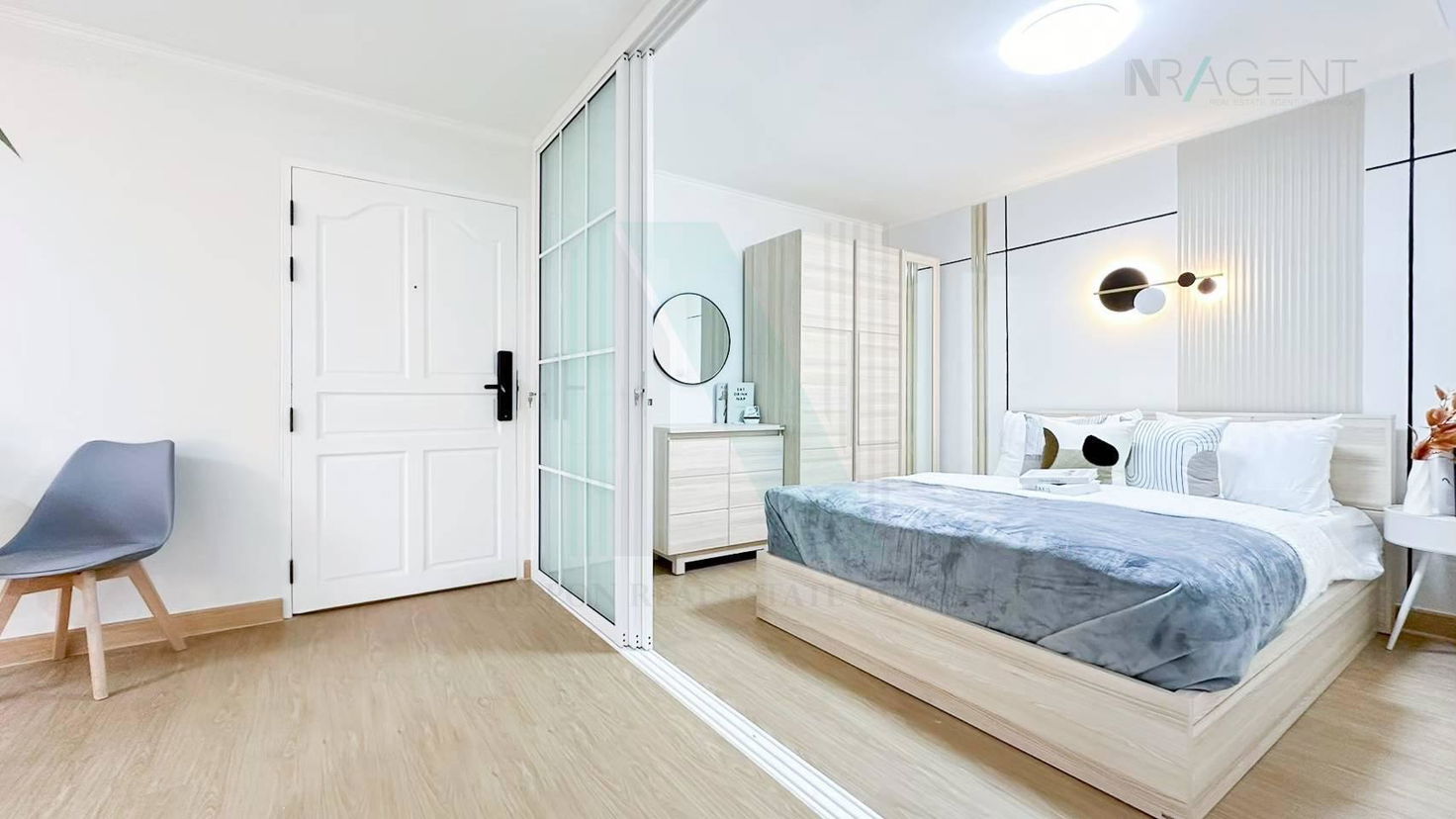 รูป 🎉 ให้เช่าคอนโด ลุมพินี เพลส สวนพลู - สาทร อาคาร 1 ชั้น 6 2 ห้องนอน ขนาด 47 ตรม ใกล้ วิทยาลัยอาชีวศึกษาเอี่ยมละออ - รูปที่ 6/8