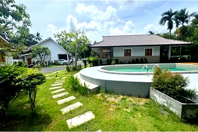 เช่าบ้านเดี่ยว เกาะสมุย สุราษฎร์ธานี : [920121052-82] For Rent House share pool Maenam