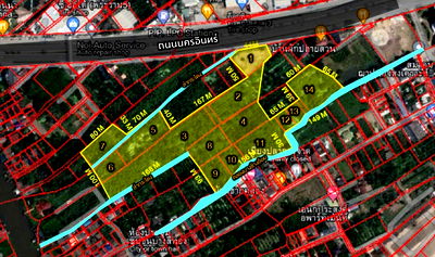 ที่ดิน ถนนบางกรวย-ไทรน้อย : 📣ขายที่ดินเปล่า 29 ไร่ ติดถนนนครอินทร์ เจ้าของขายเอง รับนายหน้าช่วยขาย📣