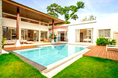 Houses for sale Phuket : [920491007-6] A harmony of tropical oasis 4 bedroom pool villa