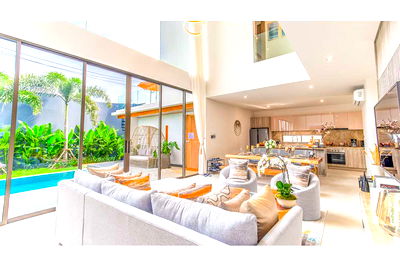 Houses for sale Phuket : [920081021-37] Zinithy Pool Villa, Laguna Golf club, luxury, Bangtao, BISP,UWC