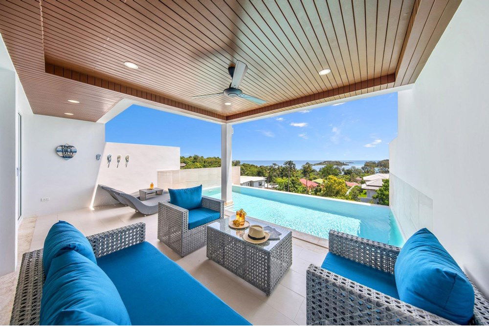 รูป [920121080-1] Luxury 3-Bedroom Sea View Villa with Private Pool in Choeng Mon - รูปที่ 1/12