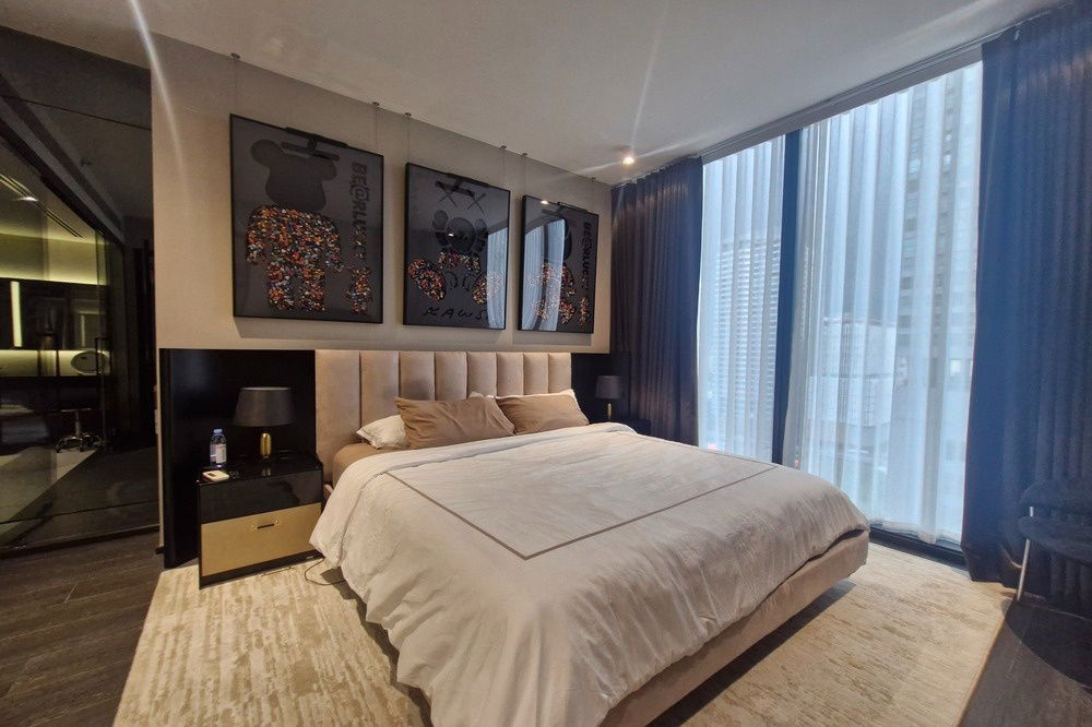 รูป สำหรับขาย ! เลี้ยงสัตว์ได้ ! ชั้นสูง 17+, ห้องทิศใต้, ตกแต่งสไตล์โมเดิร์น/มินิมอล! Code C20251100004...Tait Sathorn 12, 1 นอน Plus, 1 น้ำ, ราคาพิเศษ! - รูปที่ 3/6