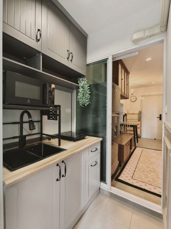 รูป ให้ เช่าคอนโด Regent Home Bangna 1 นอน ใกล้ BTS บางนา เพียง 400 ม ชั้น 7 ตกแต่งครบ พร้อมเข้าอยู่ - รูปที่ 12/12