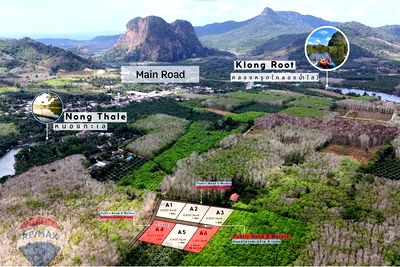 ที่ดิน เมืองกระบี่ กระบี่ : [920281015-710] Mountain View Land for Sale Krabi