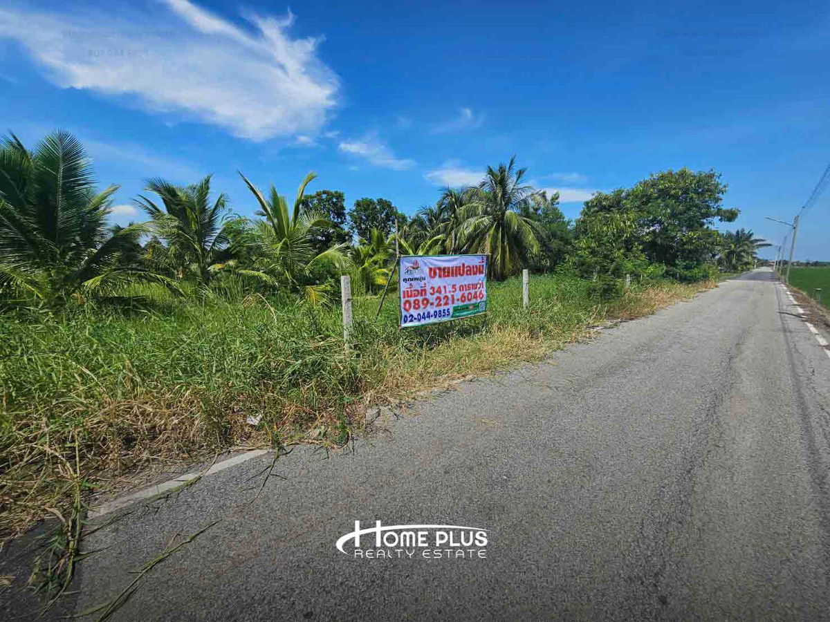 รูป ที่ดินซอยจินาพันธ์ใกล้วัดหนามแดง ฉะเชิงเทรา เนื้อที่ 341.5 ตารางวา - รูปที่ 3/7