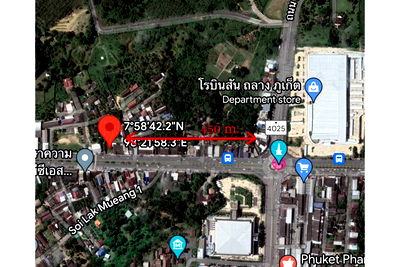 Land for sale Thalang Phuket : [920491002-21] Prime location to invest near Robinson Thalang