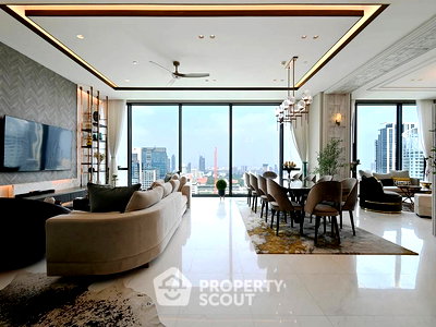 Condos for rent Surawong Road : 4-BR Condo at The Residences At Sindhorn Kempinski Hotel Bangkok near BTS Ratchadamri (ID 1810722)