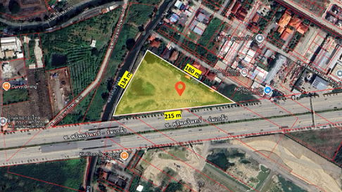 ขายที่ดินเปล่า 7 ไร่ ติดถนนกรุงเทพกรีฑาตัดใหม่ เจ้าของขายเอง รับนายหน้าช่วยขาย📣