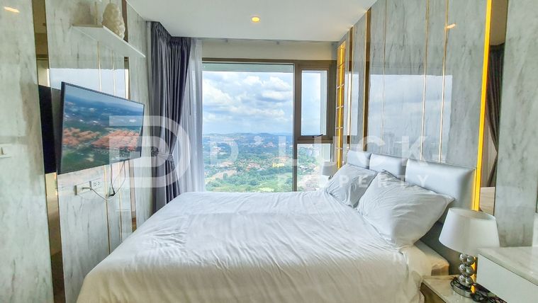 ให้เช่า คอนโดหรูในพัทยา The Riviera Jomtien - ชั้นสูง วิวเมือง พร้อมเฟอร์นิเจอร์และเครื่องใช้ไฟฟ้า