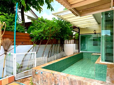 บ้านเดี่ยว นนทบุรี : ขายบ้านเดี่ยวสวย ต่อเติมครบ โครงการสัมมากร ราชพฤกษ์ | 60.8 ตร.ว. | 3 ห้องนอน + ห้องอเนกประสงค์ ทิศใต้ ลมดี ใกล้ราชพฤกษ์–กาญจนาภิเษก