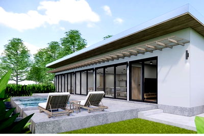 Houses for sale Ko Samui Surat Thani : [920121018-292] Modern 3-Bedroom Villa with Private Pool in Plailaem, Koh Samui