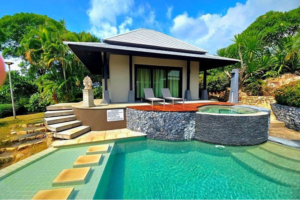 รูป [920121018-311] วิลล่าสระว่ายน้ำ 3 ห้องนอนพร้อมสวนขนาดใหญ่และวิวทะเล ใกล้ ร.ร.นานาชาติ - รูปที่ 13/80