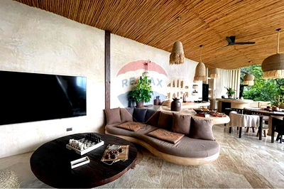 Houses for rent Ko Samui Surat Thani : [920121068-42] Wabi Sabi style seaview pool villa  for rent in Plailaem