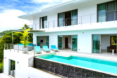 Houses for sale Ko Samui Surat Thani : [920121057-26] 7 Bedrooms pool Villa with sea view @ Bophut