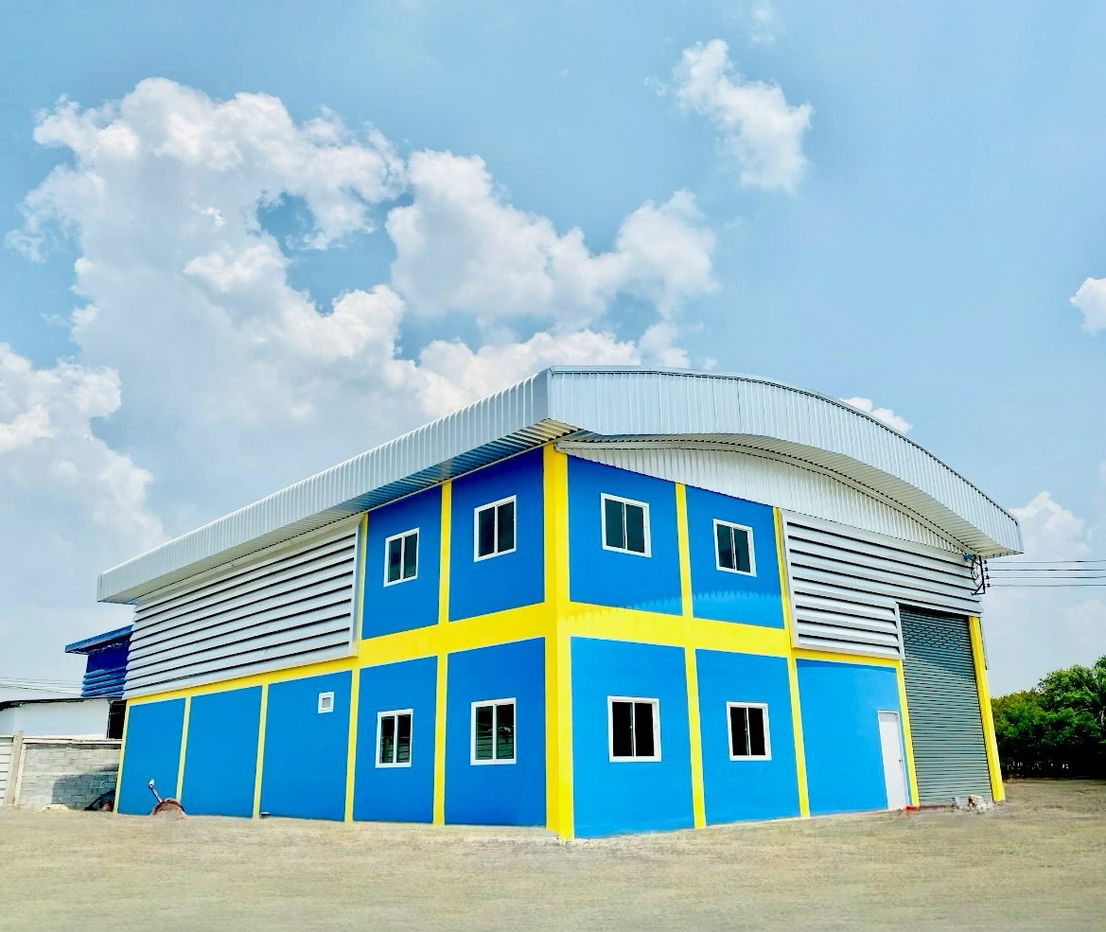 รูป โครงการมังกรทองแฟคทอรี่ อยู่ติดถนนใหญ่ เส้น340 เหมาะสำหรับขยายธุรกิจ ทำออฟฟิศ โกดกัง โรงงาน ราคาเริ่มต้น 2.9 ล้านบาท - รูปที่ 6/7