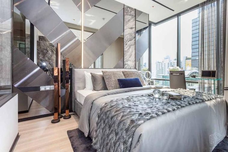 Ashton Silom【𝐑𝐄𝐍𝐓】🔥โมเดิร์นเท่จัดเต็ม โทนเข้มเรียบแพง เฟอร์เน้นดีไซน์เฉียบแบบคนมีสไตล์🔥 ติดต่อไลน์ไอดี: @hacondo