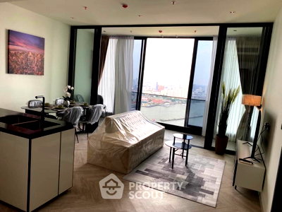 คอนโดให้เช่า : คอนโด 2 ห้องนอน Chapter Charoennakhorn - Riverside ชั้น 30 ใกล้ BTS กรุงธนบุรี (ID 1546827)