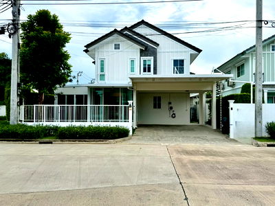 บ้านเดี่ยวให้เช่า : ให้ เช่า บ้านเดี่ยวหรู Villagio 2 ศรีนครินทร์-บางนา ใกล้ Mega Bangna 5 ห้องนอน ติดทางด่วนกาญจนาภิเษก 62 ตรว 2 ชั้น