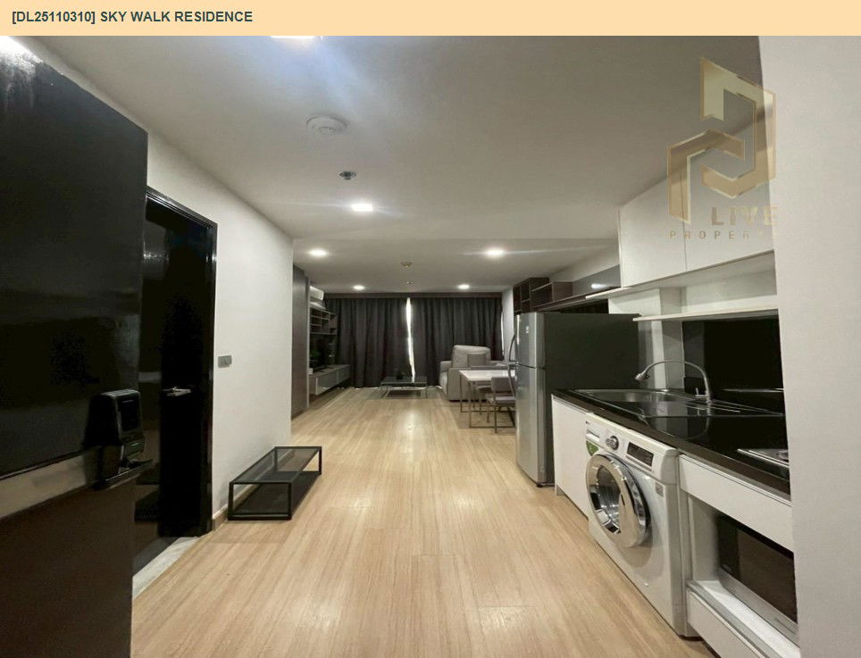 picture DL25110310 Condo for rent, Sky Walk Residence near BTS Phra Khanong, ready to move in, call urgently 0638692663 LineID @162cjixi - 11/11