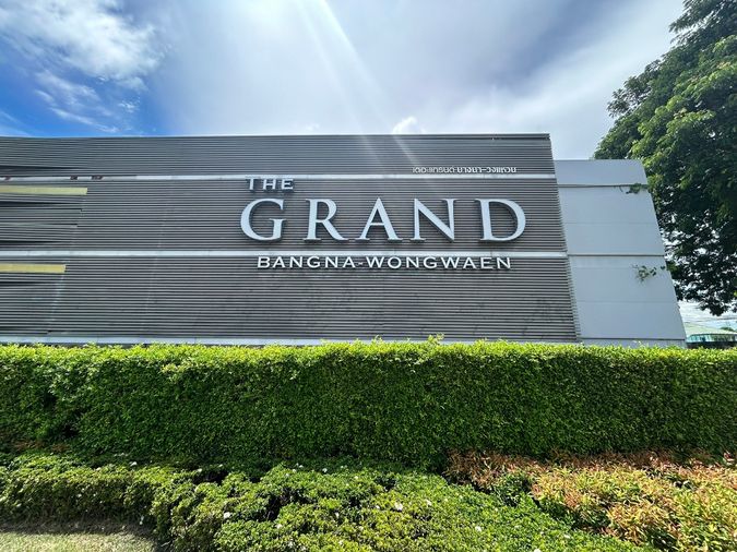 3-bed house for sale, 212 sqm, 76.5 sq wah, The Grand Bangna - Wongwaen
